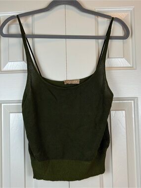 Vintage Luca Luca Silk Knit Tank Top Made In Italy